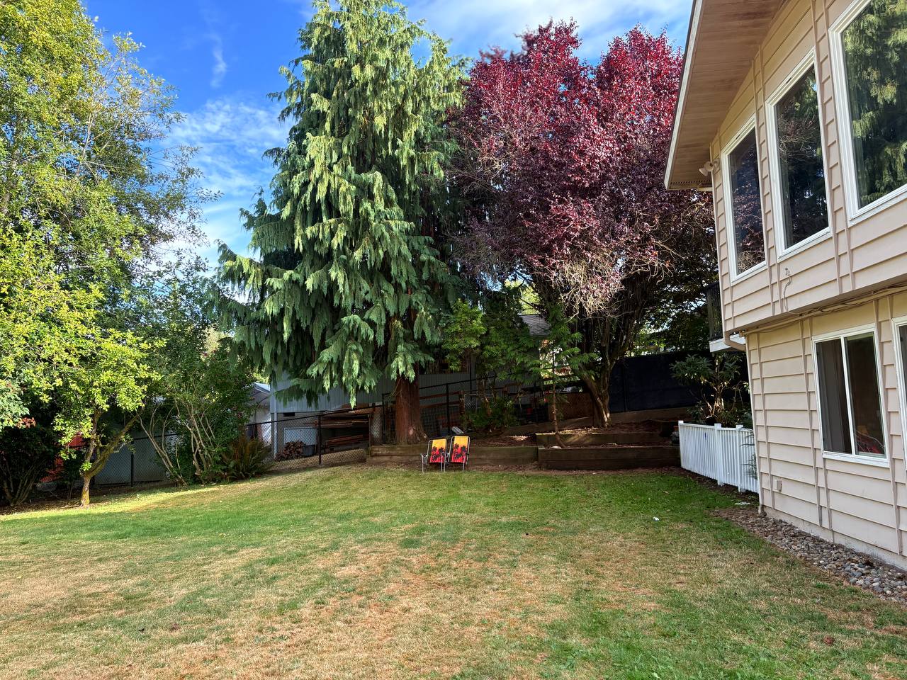 Beautiful backyard deck at BLOOM'S OPEN HAND AFH LLC